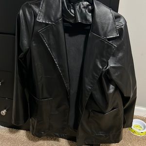 Faux Leather Jacket